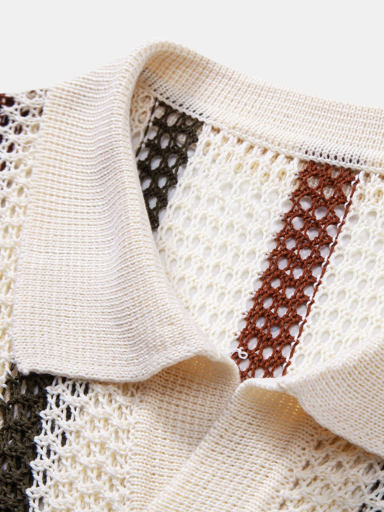 Havana Crochet Polo & Linen Trousers Set