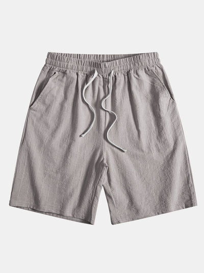 Porto Striped Linen Set