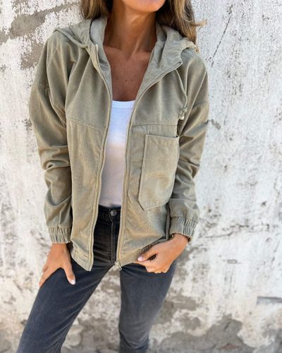 Caroline - Hooded Zip Jacket