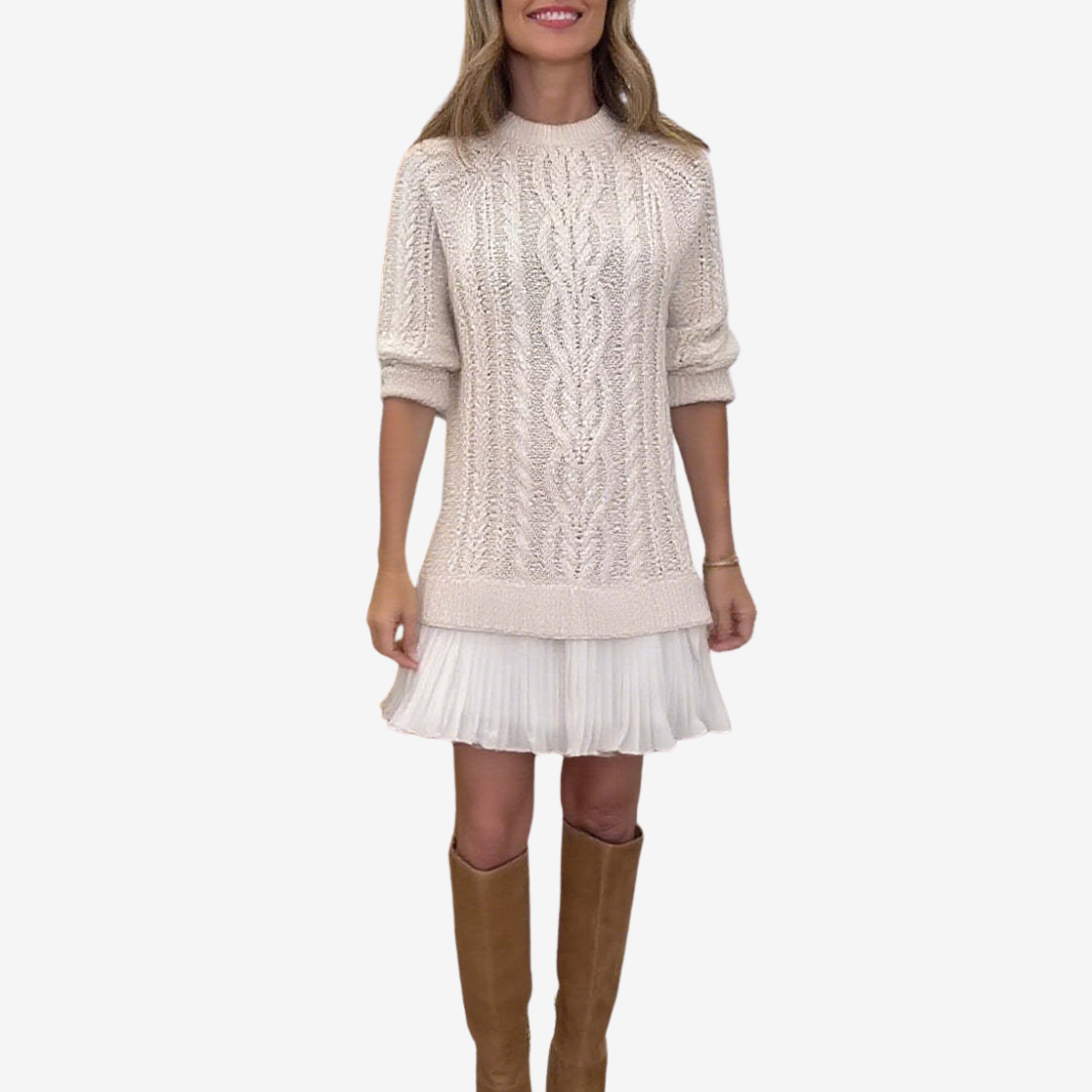 Isolde – Knitted Dress in Fine Knit