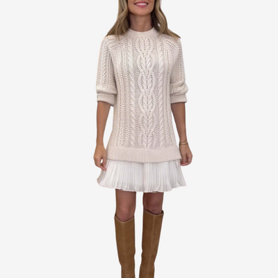 Isolde – Knitted Dress in Fine Knit