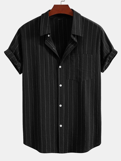 Porto Striped Linen Set