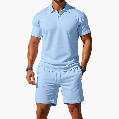 NATHAN™|MEN'S SUMMER POLO SET