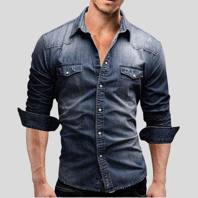 EMILIANO™|MODERN DENIM SHIRT