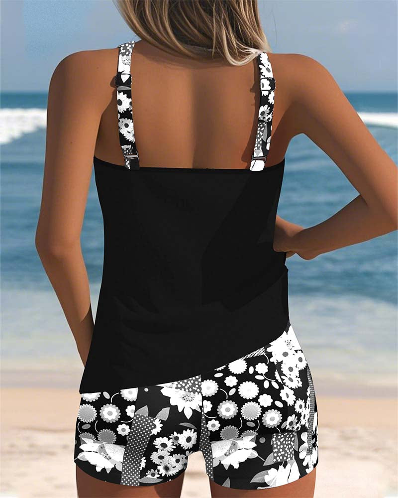 GINEVRA™ | COMFORTABLE FLORAL TANKINI