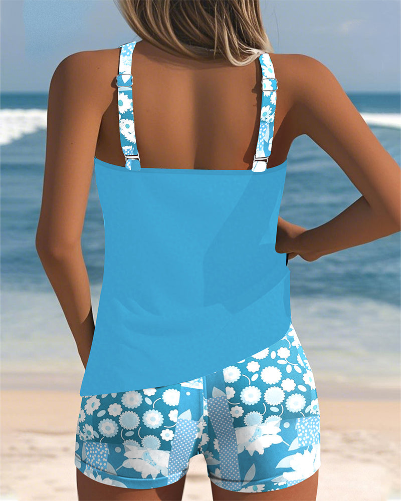 GINEVRA™ | COMFORTABLE FLORAL TANKINI