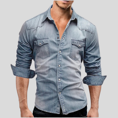 EMILIANO™|MODERN DENIM SHIRT
