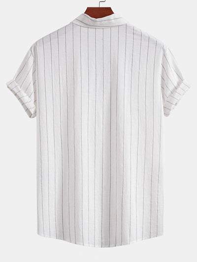 Porto Striped Linen Set