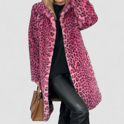 Aliyah - Cosy Leopard Print Jacket