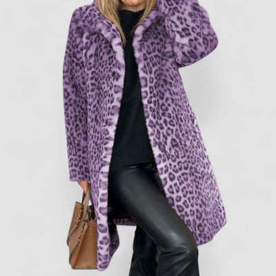 Aliyah - Cosy Leopard Print Jacket