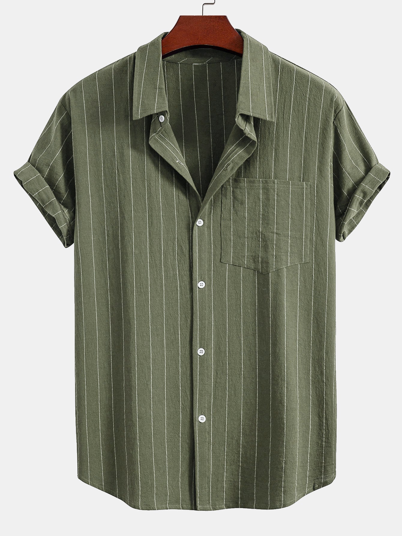 Porto Striped Linen Set