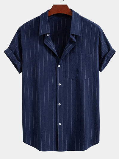 Porto Striped Linen Set