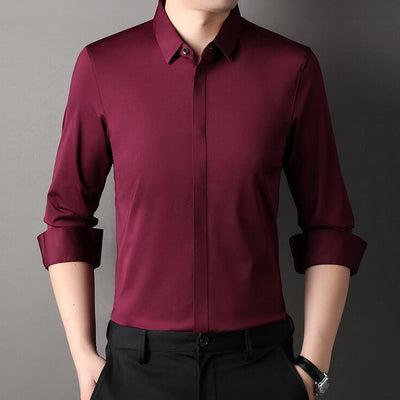 SALVINO™|WRINKLE-RESISTANT STRETCH SHIRT