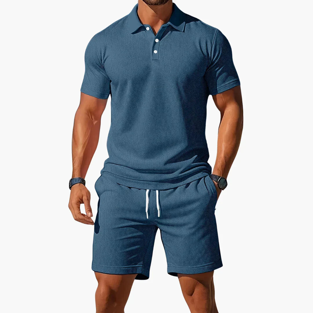 NATHAN™|MEN'S SUMMER POLO SET