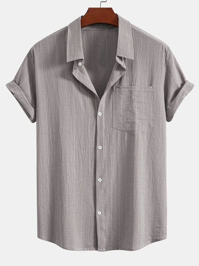 Porto Striped Linen Set