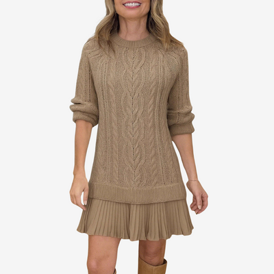 Isolde – Knitted Dress in Fine Knit