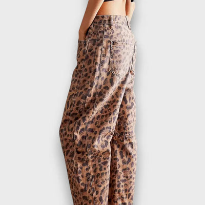 Edith – Animal Print Trousers