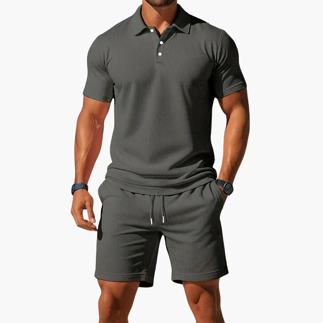 NATHAN™|MEN'S SUMMER POLO SET