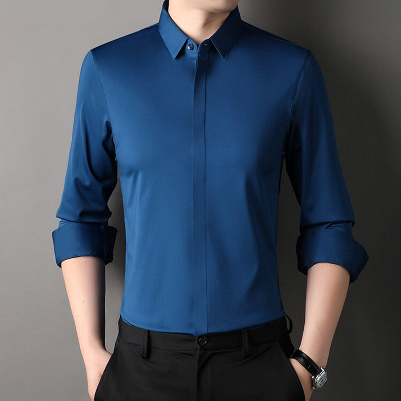 SALVINO™|WRINKLE-RESISTANT STRETCH SHIRT