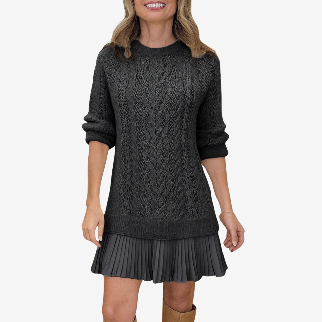 Isolde – Knitted Dress in Fine Knit