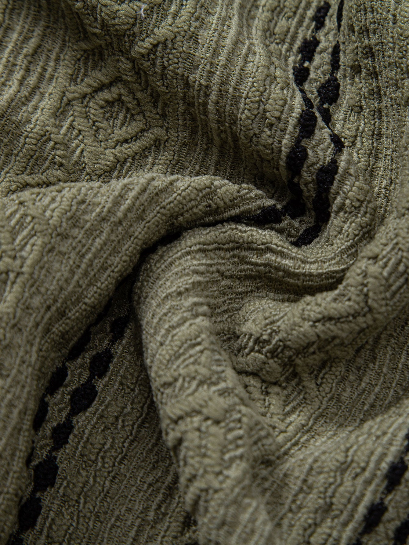 Jacquard Shirt & Linen Trousers Set