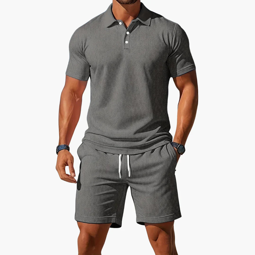 NATHAN™|MEN'S SUMMER POLO SET