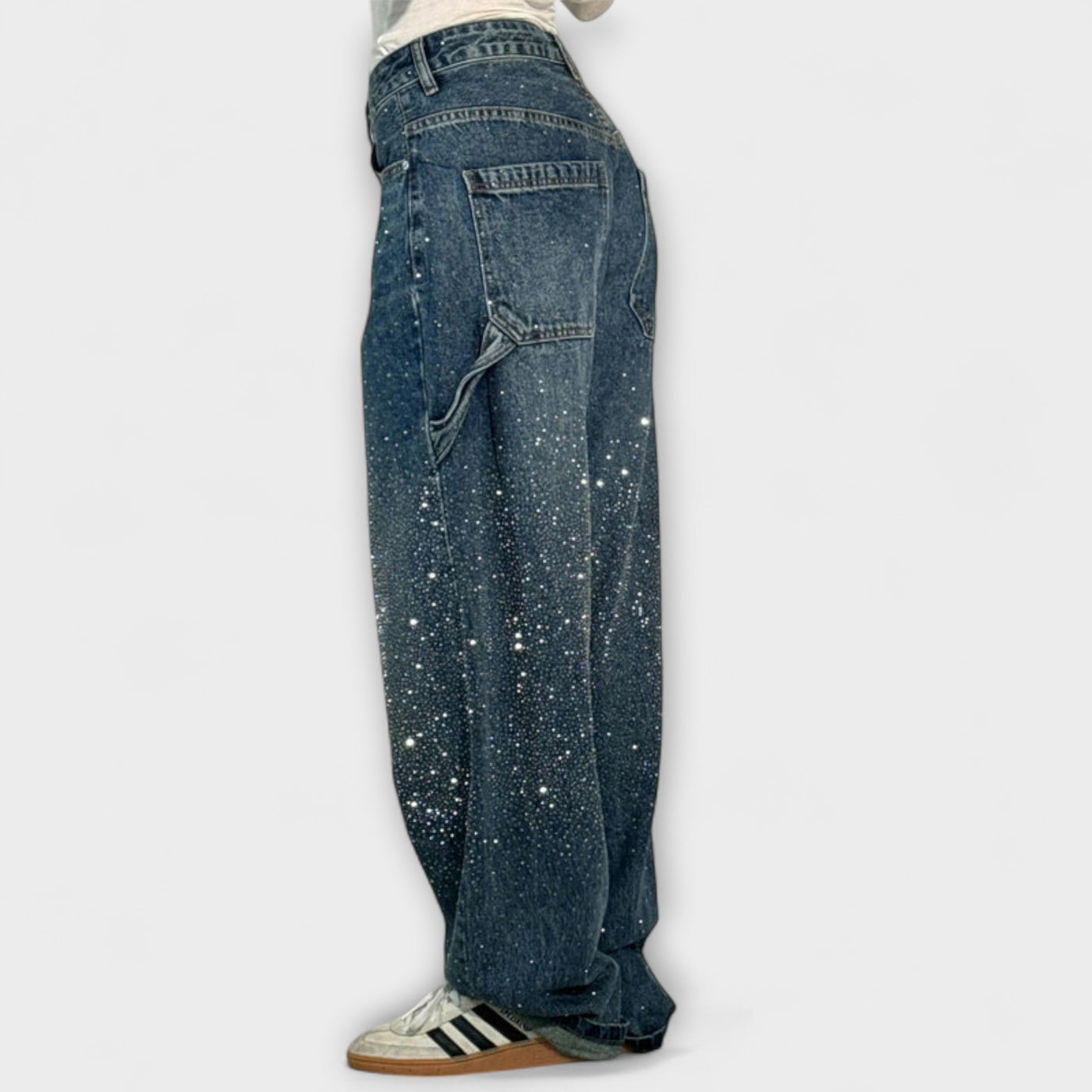 Fable - Denim Balloon Carpenter Style Jeans