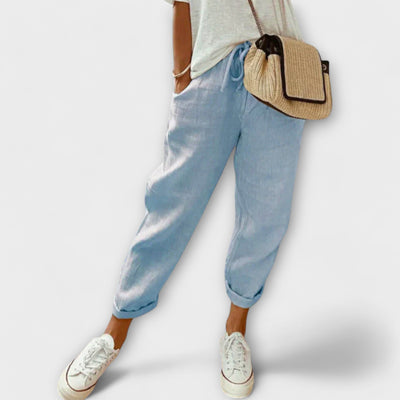 Bibi - Stylish and Casual Linen Trousers