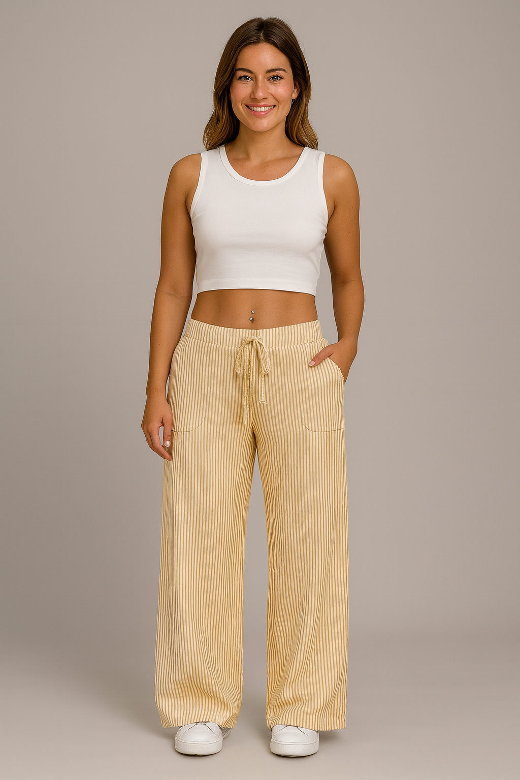 Disa – Striped Trousers