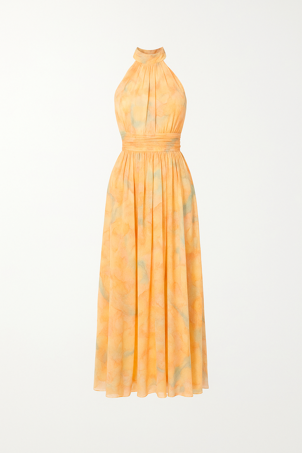 Naira – Watercolour Maxi Dress