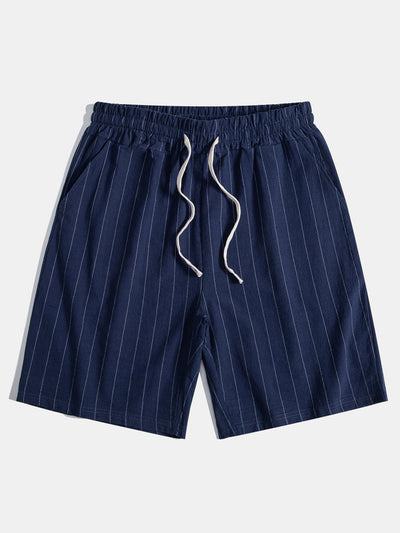 Porto Striped Linen Set