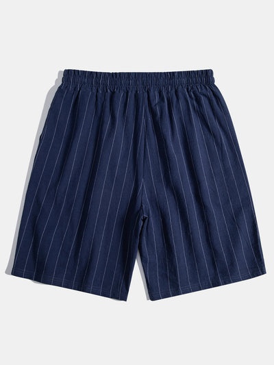 Porto Striped Linen Set