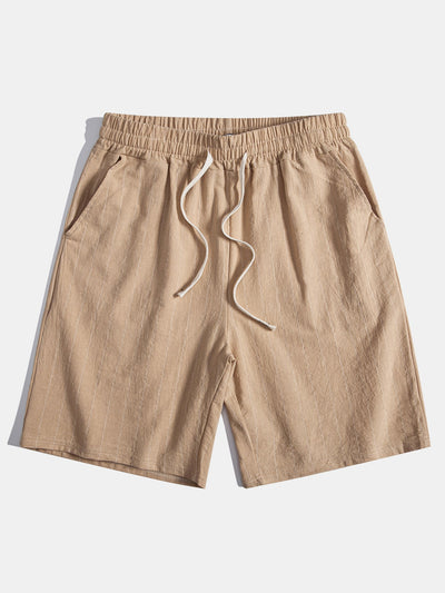 Porto Striped Linen Set