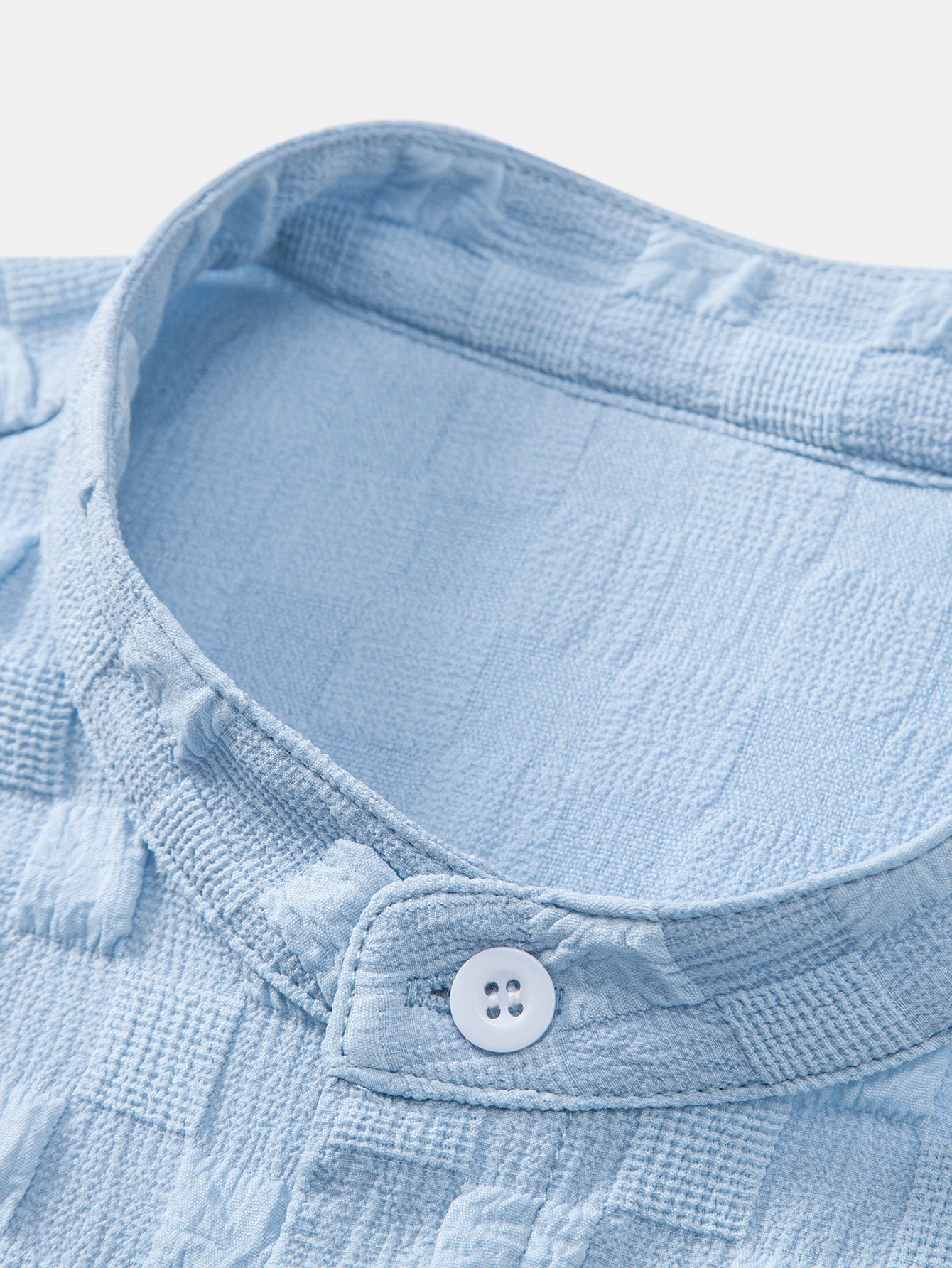 Jacquard Check Shirt & Shorts Set