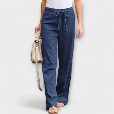 Loreen - Lightweight Linen Trousers