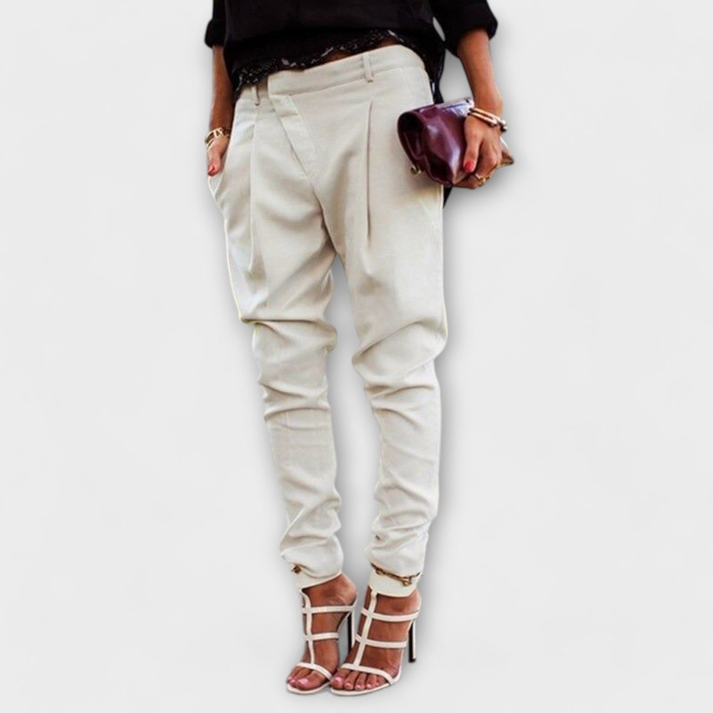 Mira - Elegant Tapered Trousers