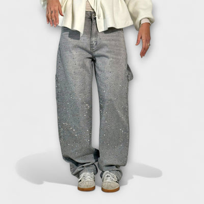 Fable - Denim Balloon Carpenter Style Jeans