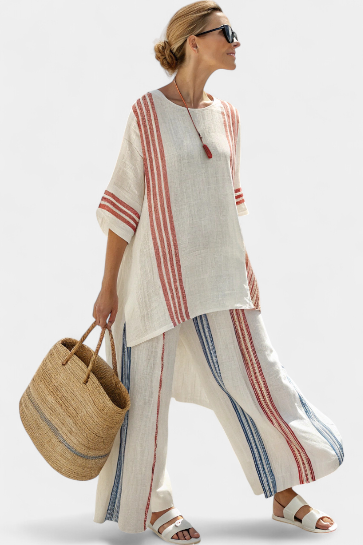 GIULIANA™|SUMMER STRIPE SUIT
