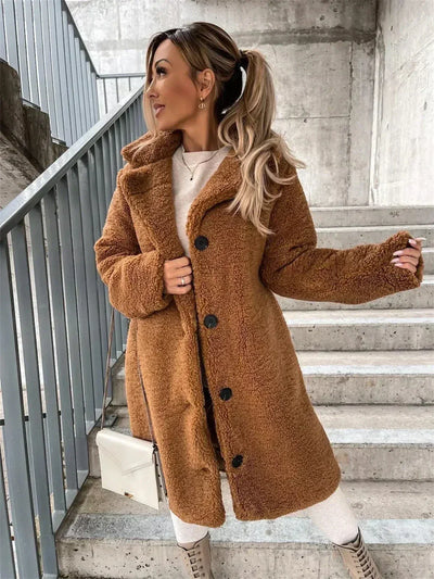 Monica - Stylish Teddy Coat