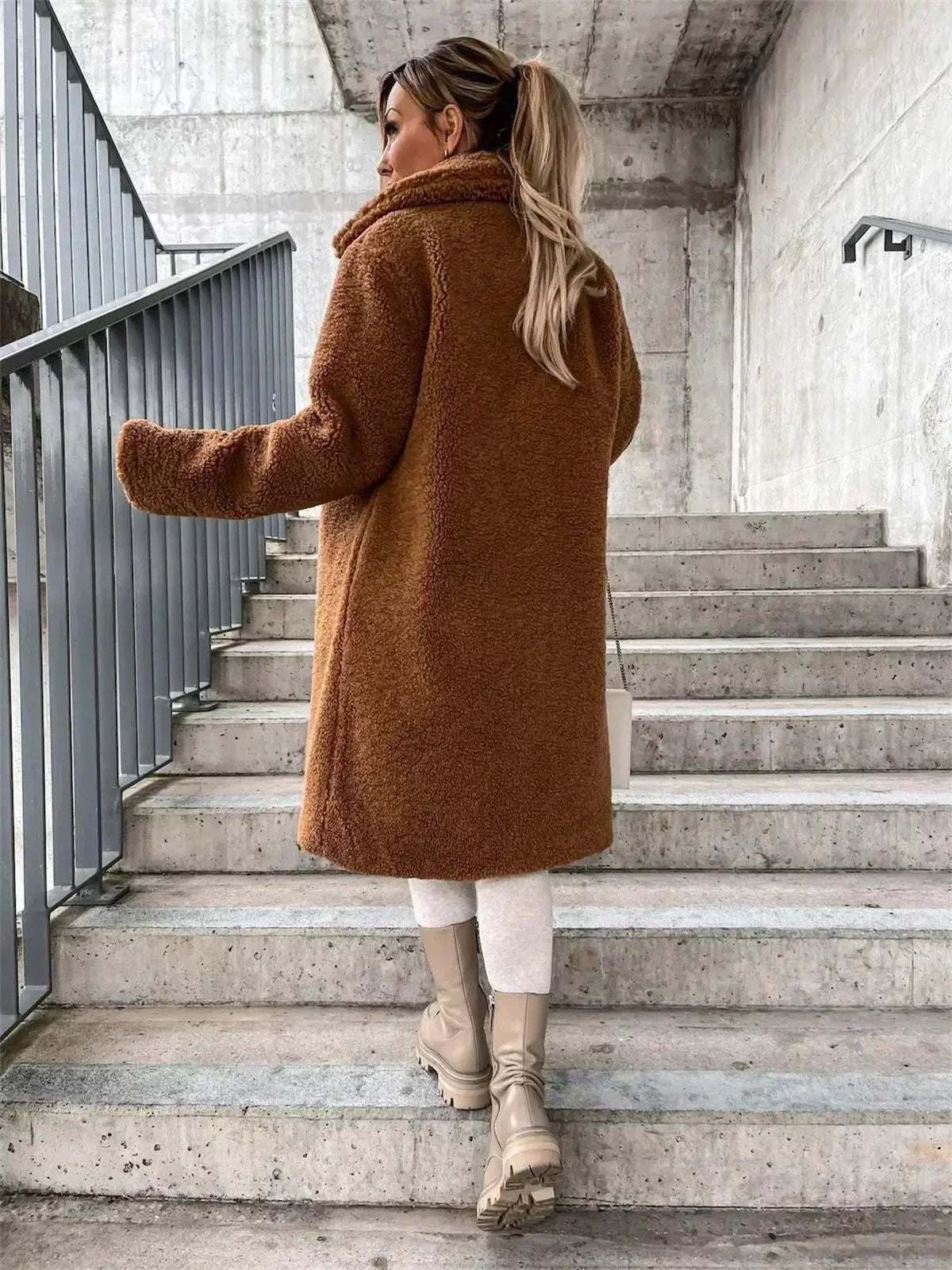 Monica - Stylish Teddy Coat