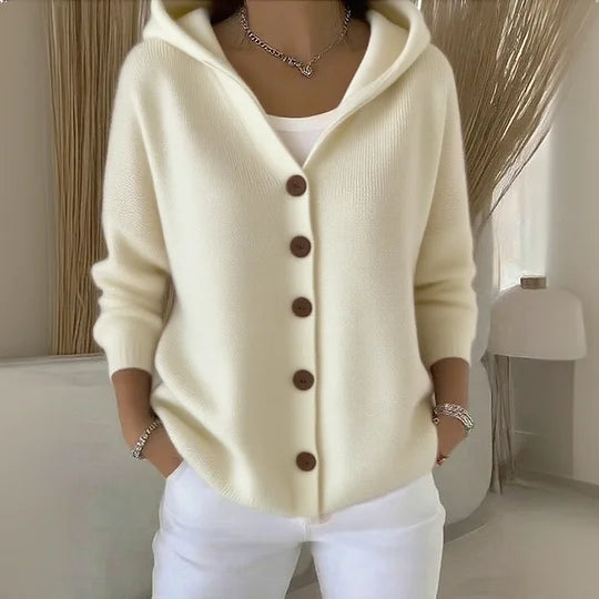 Zulo Cotton Hoodie Cardigan
