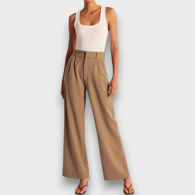 Alva – Wide Leg High-Waisted Trousers