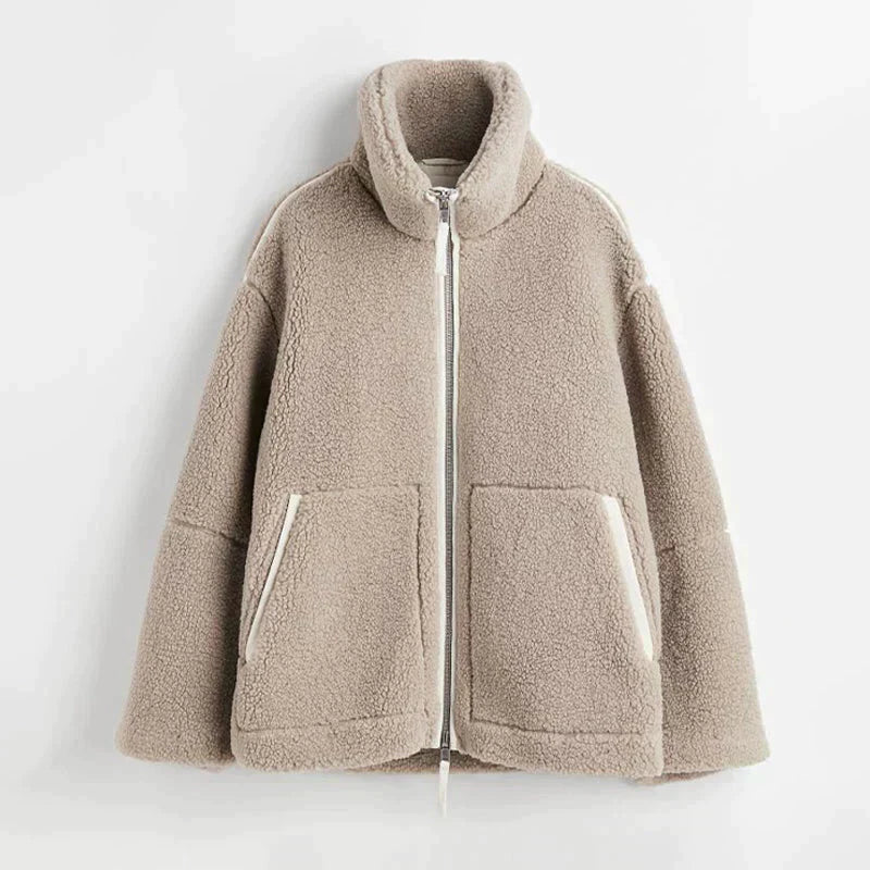 Liora – Oversized Teddy Jacket