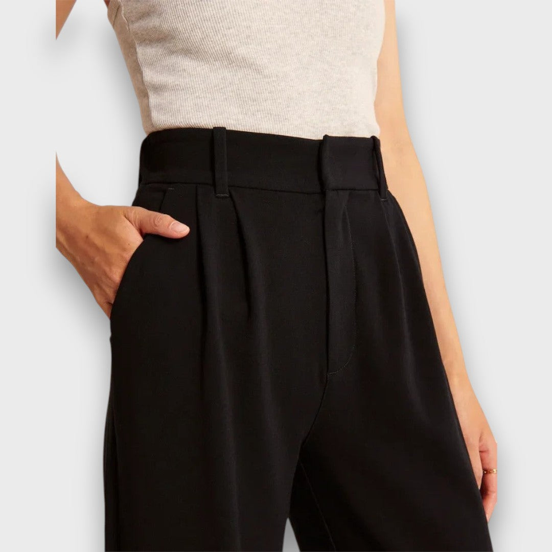 Alva – Wide Leg High-Waisted Trousers