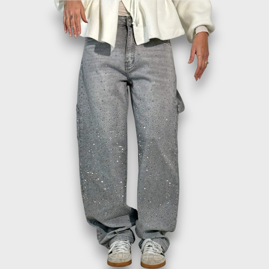 Nolene – Jeans with a Sparkling Finish and Urban Character