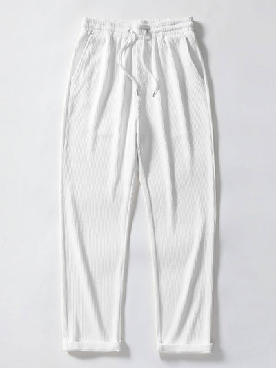 Santorini V-Neck Polo & Ribbed Trousers Set