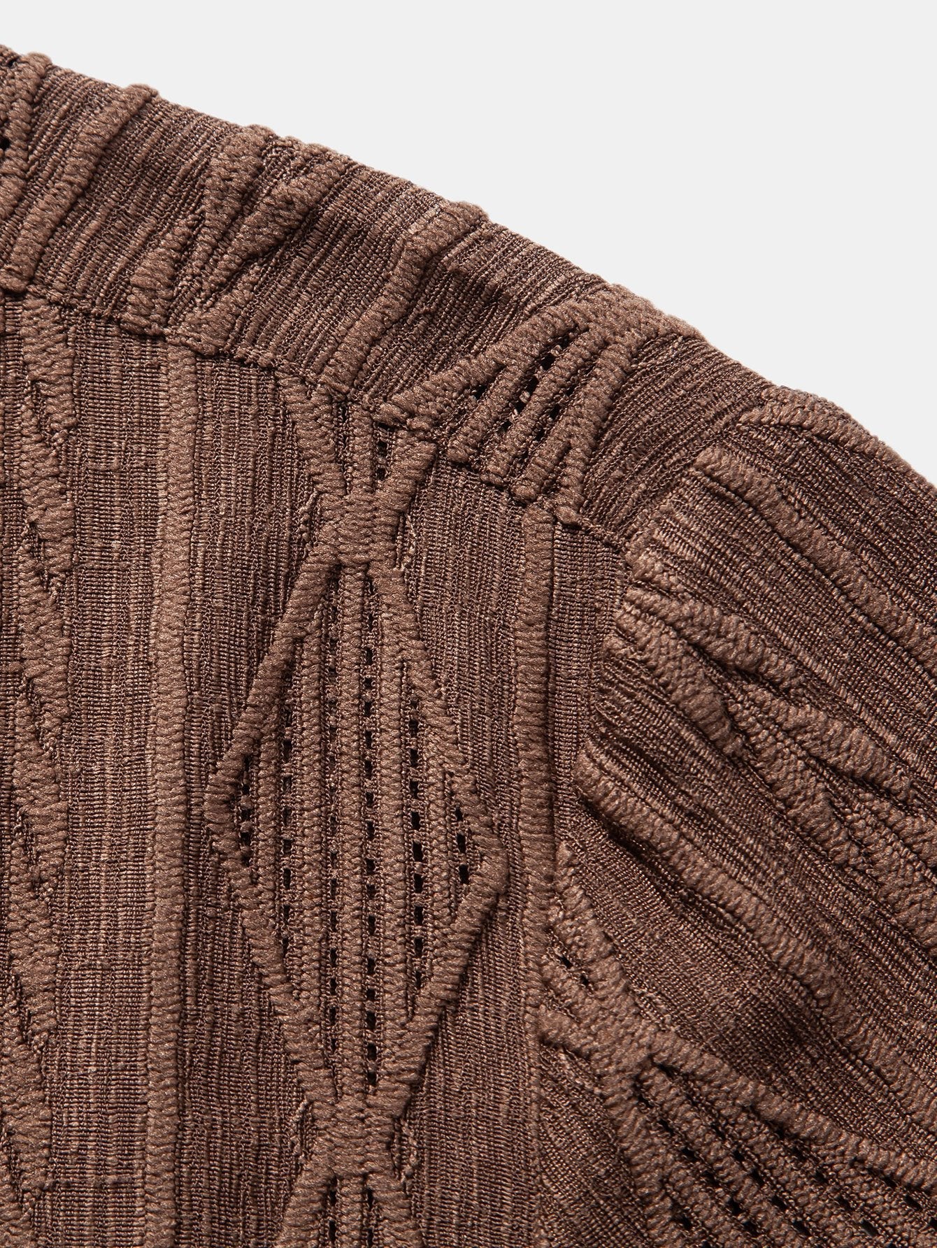 Jacquard Cuban Shirt & Textured Trousers Set