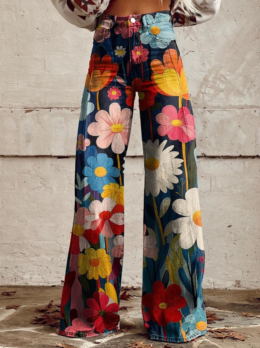 Ayla – Floral Trousers